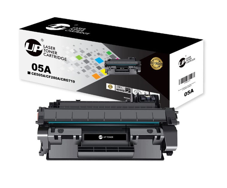 خرطوشة حبر بديلة متوافقة مع طابعة HP 80A CF280A 05A CE505A للاستخدام مع طابعات Laserjet Pro 400 M401n وM401dn وM401dne وMFP M425dn وM425dw وLaserjet P2055DN باللون الأسود