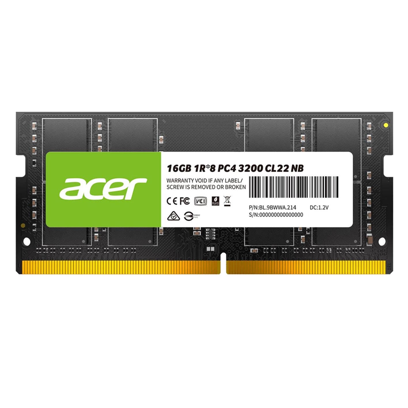 acer 16 GB Ram Laptop DDR4 3200 CL22 NB Notebook Memory – Royal