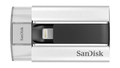 SanDisk SDIX-016G-G57 iXpand 16GB USB Flash Drive and Lightening Cable for iPhone and iPad - White