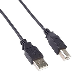 Printer Cable USB 2.0 High Speed Cable M/M 3 m, A Male to B Male, USB Connection Cable  Color Black, Length 1.8M