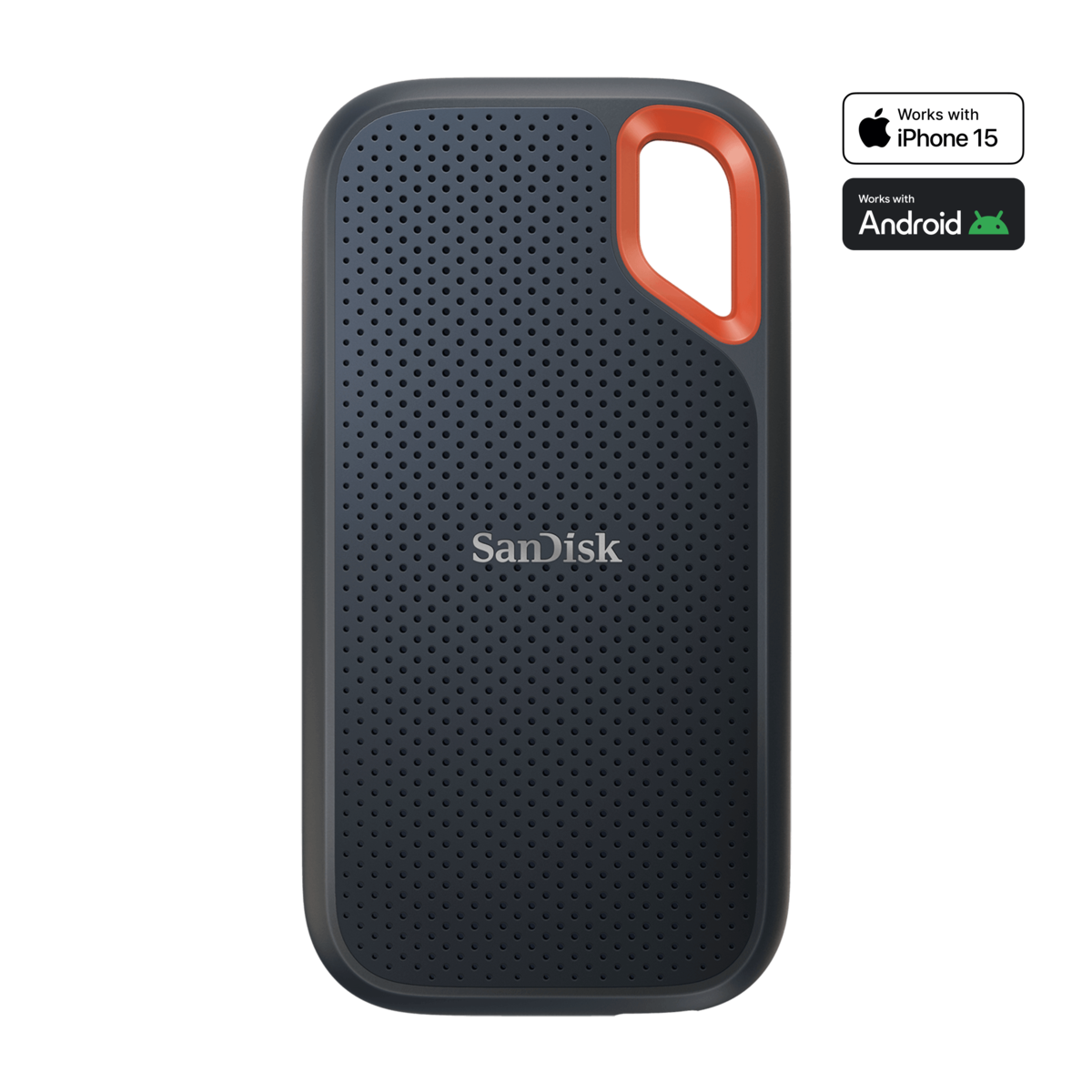 SanDisk Extreme Portable SSD - 4TB / Up to 1050 MB/s / USB 3.2 Gen 2 Type-C / Black / External SSD (Solid State Drive)