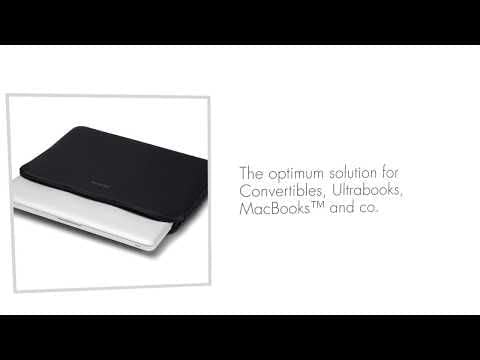 Laptop Sleeve Perfect Skin DICOTA 13-13.3" Black | Model : D31186 | Made of elastic synthetic neoprene Material & Double protection against scratches