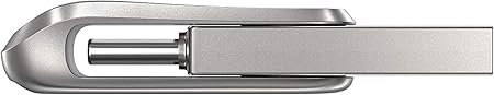SanDisk 128GB Ultra Dual Drive Luxe USB Type-C - SDDDC4-128G-G46, Black