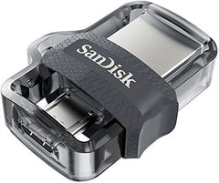 SanDisk Ultra 32GB (Two Pack Bundle) Dual Drive m3.0 (SDDD3-032G-G46) works with Android Devices and Computers Flash Drive with Everything But Stromboli (TM) Lanyard