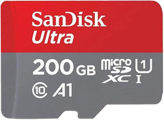 Sandisk Ultra Microsd Uhs-I Card 200Gb, 120Mb/S R, Sdsqua4-200G-Gn6Mn