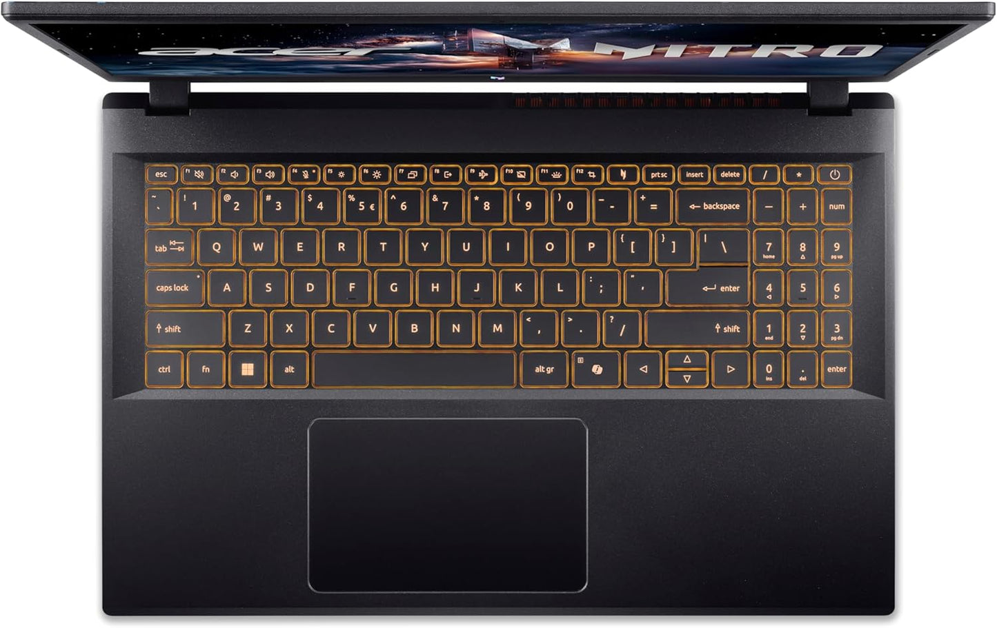 Gaming Laptop Acer Nitro V15 | Intel Core i9-13900H Processor | Ram 16GB DDR5 RAM | Storage 512GB SSD Nvme | VGA NVIDIA GeForce RTX 5060 - 8GB | Display 15.6" FHD IPS RTX | 1Year Warranty