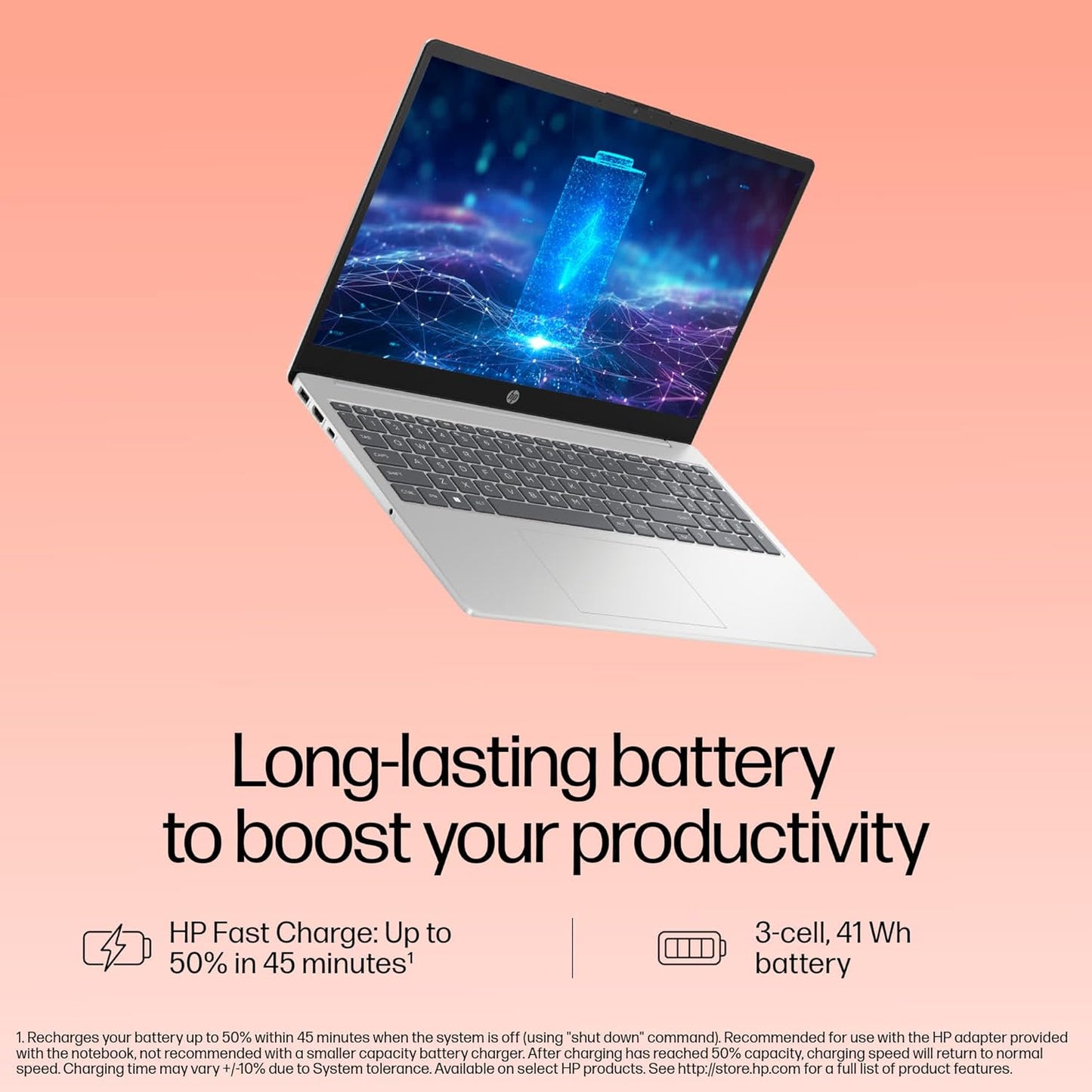 HP 15-FD0149NE | Intel Core™ i5-1334U | RAM 8 GB DDR4 | 512 GB PCIe® NVMe™ M.2 SSD | Display 15.6" FHD | DOS