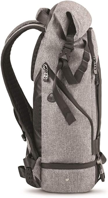 Acer Rolltop Backpack, Grey/Teal, 15.6-inch