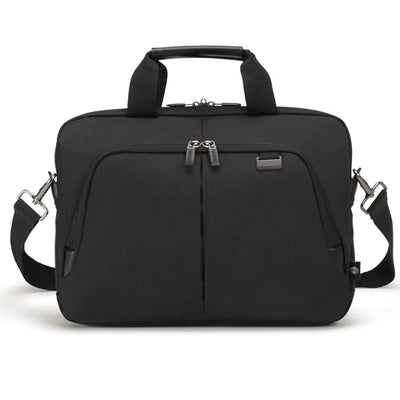 DICOTA Laptop Bag Slim Eco PRO 12-14.1" Black | Model D30990 | memory foam and EVA frame protection, Length-adjustable shoulder strap