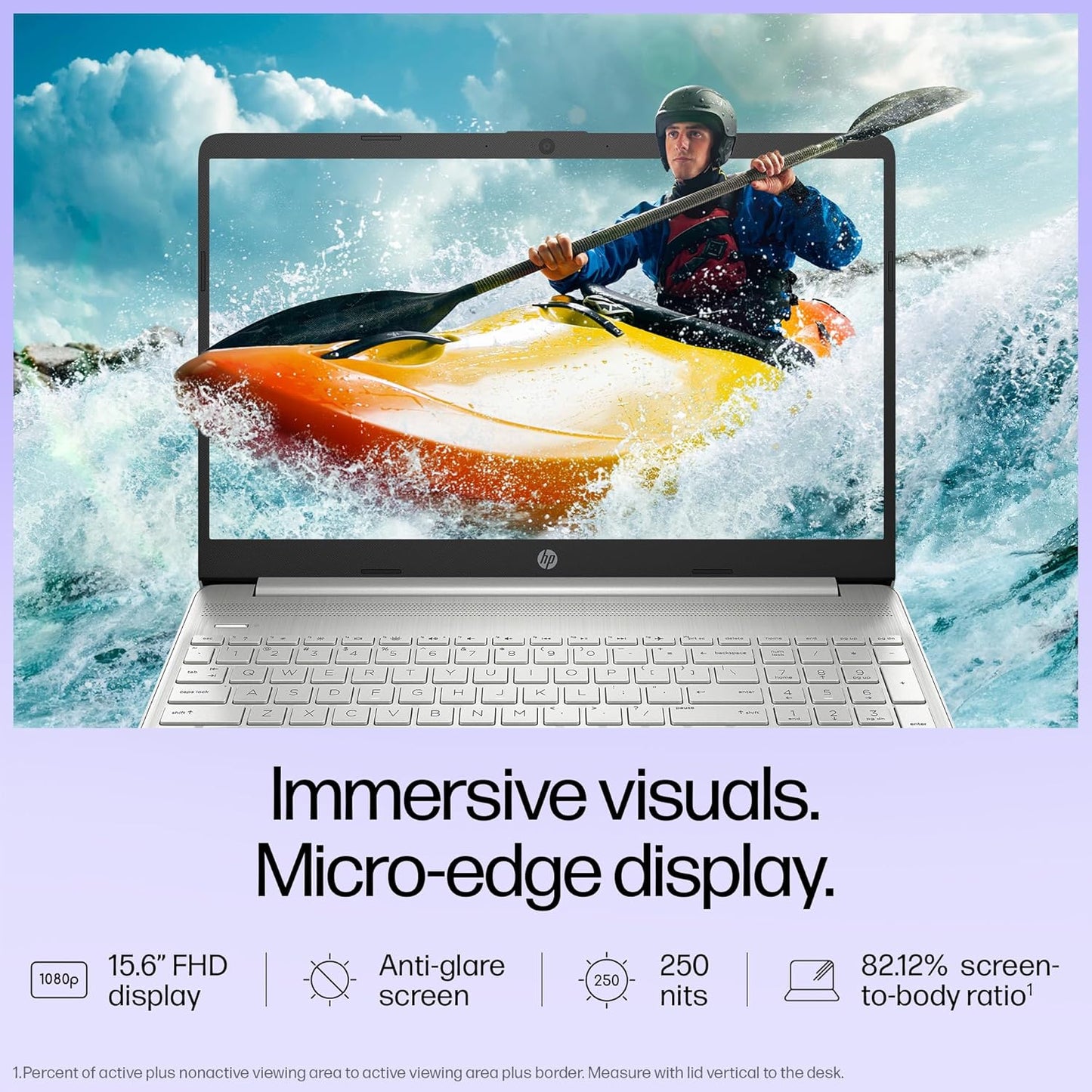 HP Laptop 15s-fq5210ne Intel Core i3- 1215u | 16GB Ram | 512 GB SSD | 15.6 FHD | Dos