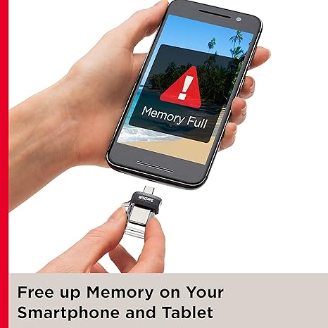 SanDisk 256GB Ultra Dual Drive m3.0, microUSB and USB Type-A, High-speed USB 3.0, Retractable design for Android Devices and Computers - SDDD3-256G-G46