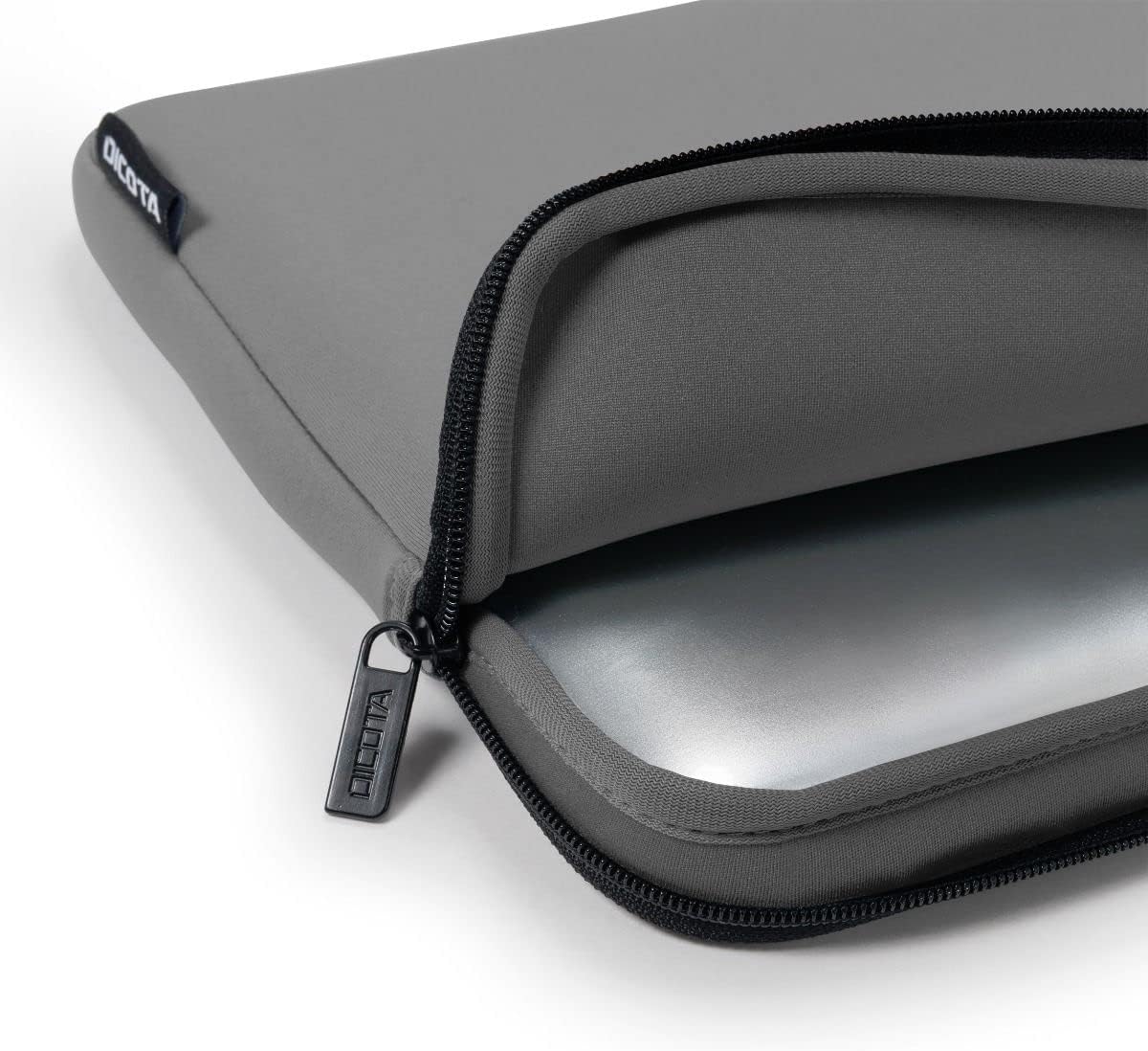 Laptop Sleeve DICOTA D31292 13-14.1" Grey | Skin Base | Skin Base 33-35.8 CM | 13-14.1 Inches | Fits For MacBook Pro 15 and other device up to 350 - 245 - 30 mm | Color Grey