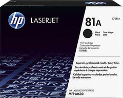 HP 81A - CF281A Original LaserJet Black - Toner  Cartridge, (10,500 Page Yield)