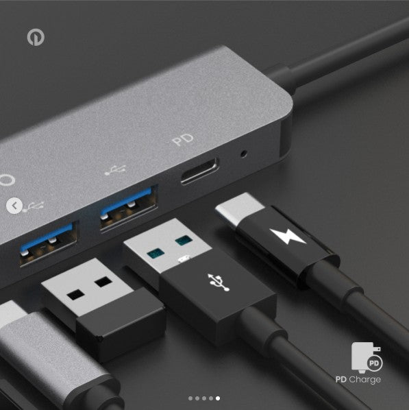 USB-C Docking Station Endefo HDMI(4K@60Hz)+ SD/TF+USB * 2 + USB-C(Data)+USB-C(PD)