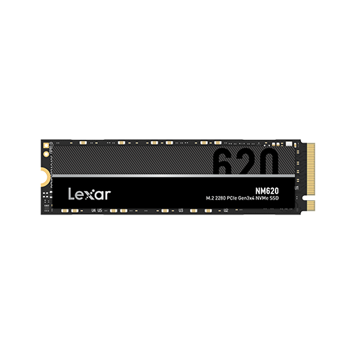 Lexar® NM620 M.2 2280 NVMe SSD 256 GB (up to 3500MB/s read, 1300MB/s write)
