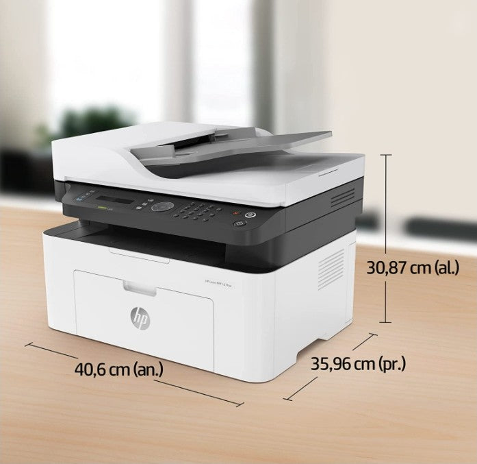 HP MFP 137fnw Multifunction Laser Printer, Print | Copy | Scan | 20ppm
