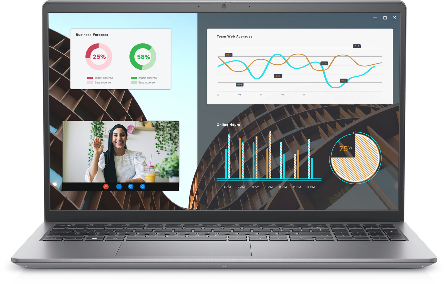 Laptop Dell Vostro 15 3530 | Intel Core i7- 1355U Processor | 16GB RAM DDR4 | Storage 1TB SSD NVMe | Intel UHD Graphics | 15.6 FHD 120Hz Display | DOS - No Windows | English Keyboard | 1 Year Warranty