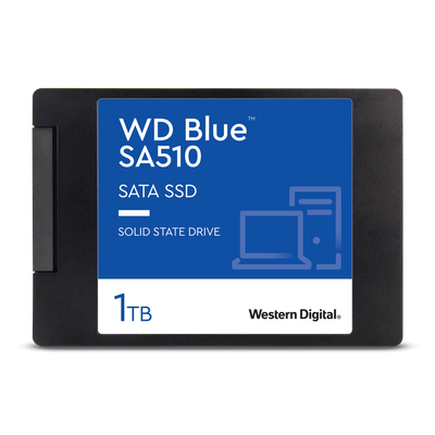 WD Blue SA510 SATA SSD - 1TB | 2.5-inch | SATA-III - SSD (Solid State Drive)