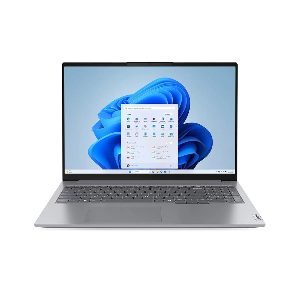 Laptop Lenovo ThinkBook 16 G8 IAL | Intel Core Ultra 7-255H Processor | 16GB DDR5 | Storage 512GB SSD | Integrated Intel Graphics | 16" WUXGA Display | Backlit Keyboard | 21SK0030GR | Arctic Grey | 1 Year Warranty