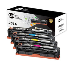 4 Pack UP Toner Compatible Toner Cartridge W2210A 207A HP (Black, Cyan, Yellow, Magenta)
