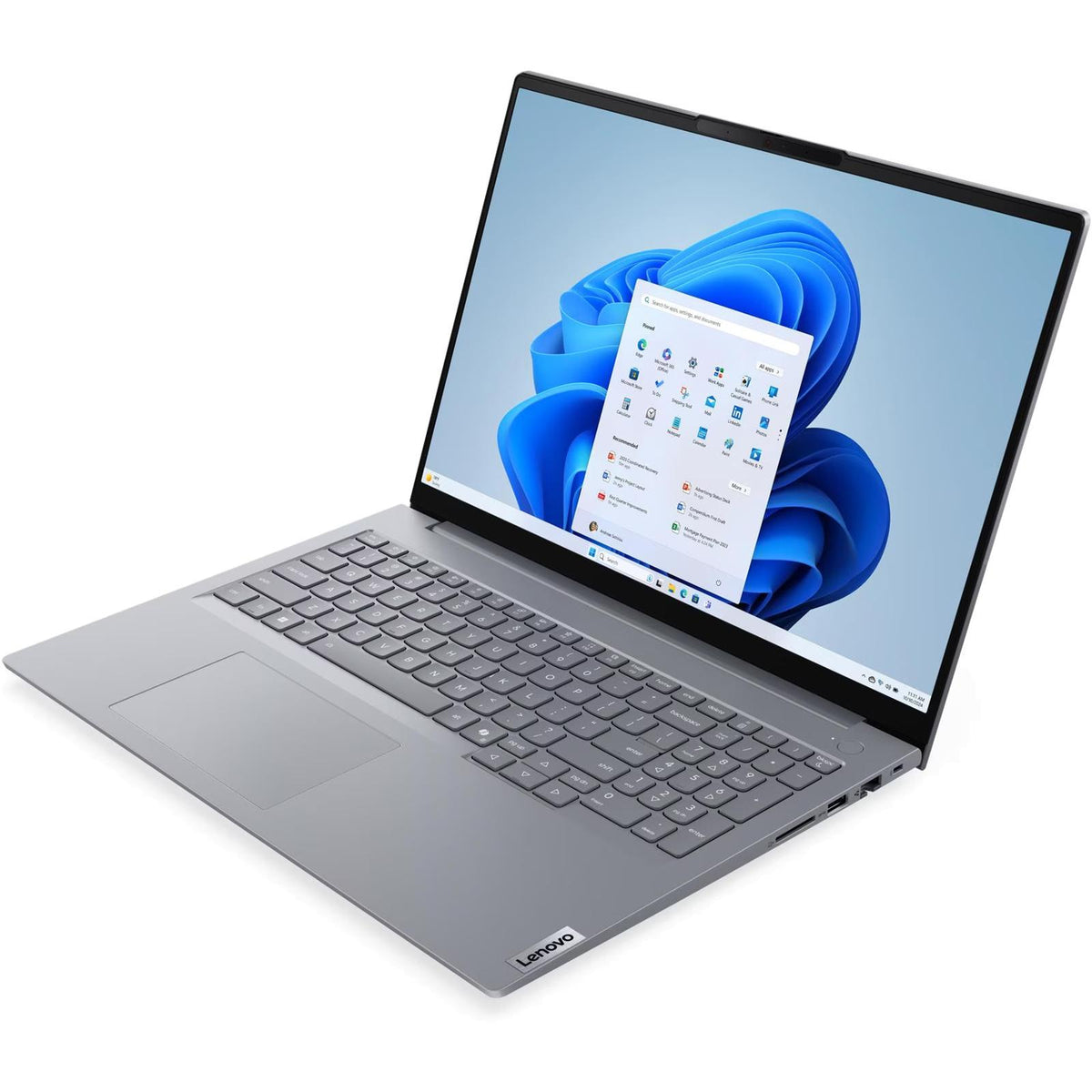 Lenovo ThinkBook 16 G8 | Intel Ultra 9 185H Processor  | Ram 16GB DDR5 | Storage 512GB NVMe M.2 SSD | 1 year Warranty | Arabic/English | Arctic Grey