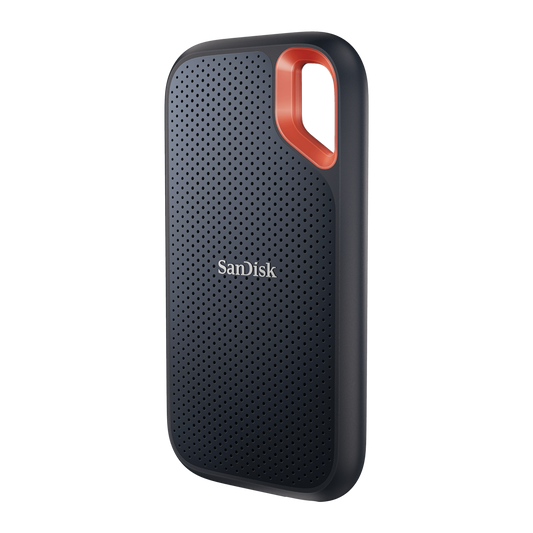 SanDisk Extreme Portable SSD - 1TB / Up to 1050 MB/s / USB 3.2 Gen 2 Type-C / Black / External SSD (Solid State Drive)