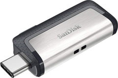 SanDisk 128GB Ultra Dual Drive USB Type-C - USB-C, USB 3.1 - SDDDC2-128G-G46, Gray