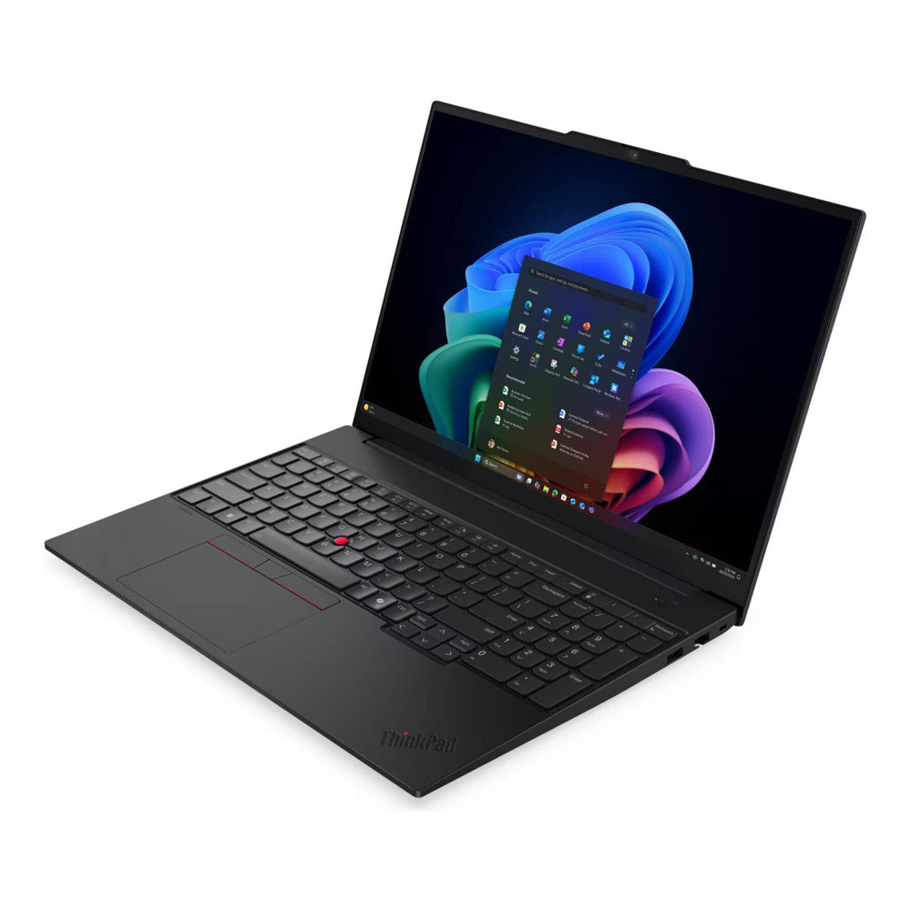 Laptop Lenovo ThinkPad E16 Gen 3 | Intel U7-256V Processor | 16GB RAM DDR5 | 1TB SSD Storage | Dispaly 16" WUXGA IPS | Intel Arc Graphics | FHD + IR Cam | Backlit KB | Wi-Fi 6E | 48Wh | 65W USB-C | Black | 1 Year Warranty