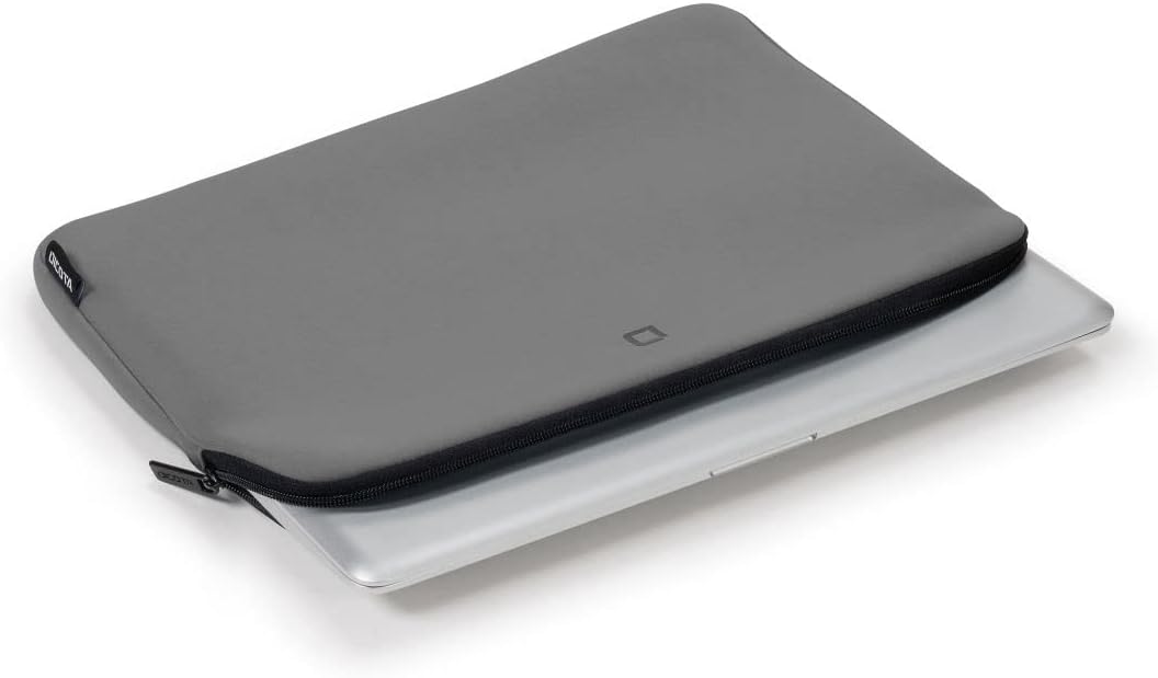 Laptop Sleeve  DICOTA D31292 13-14.1" Grey | Skin Base | Skin Base 33-35.8 CM | 13-14.1 Inches | Fits For MacBook Pro 15 and other device up to 350 - 245 - 30 mm | Color Grey