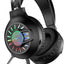 HOCO ESD04 Hi-Res Gaming Audio Stereo Surround Sound Headset with with Breathing RGB Light & Adjustable Microphone for PS4,PS5,PCs, Xbox One and Laptops