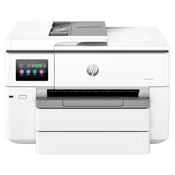 HP OfficeJet Pro 9730 All-in-One Printer (White) | 22ppm / 4800dpi | A3 | USB | LAN | Wi-Fi | Color Inkjet - Printer