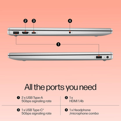 HP 15-FD0149NE | Intel Core™ i5-1334U | RAM 8 GB DDR4 | 512 GB PCIe® NVMe™ M.2 SSD | Display 15.6" FHD | DOS