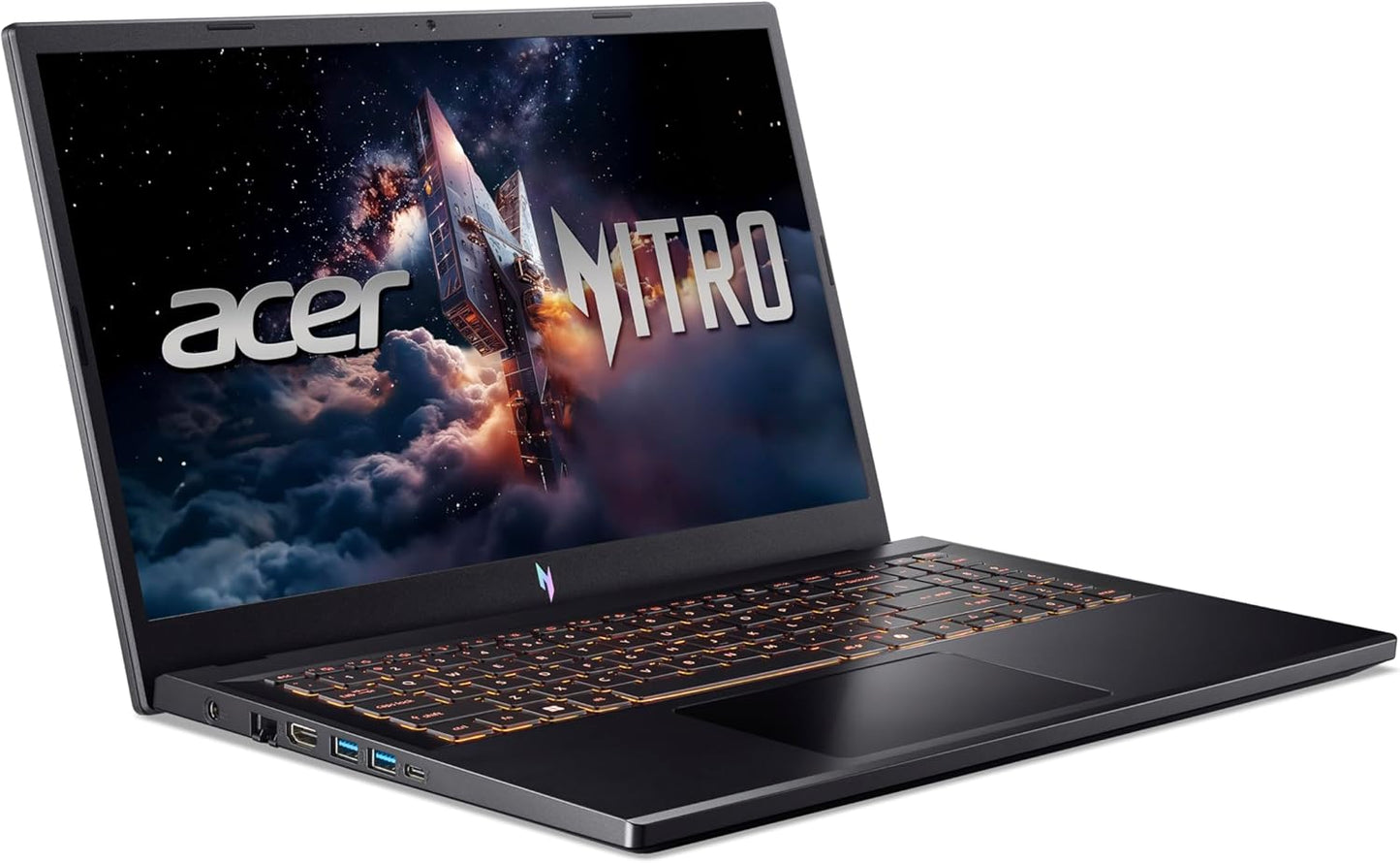 Gaming  Laptop Acer Nitro V15 | Intel Core i9-13900H Processor | Ram 16GB DDR5 RAM | Storage 512GB SSD Nvme | VGA NVIDIA GeForce RTX 5060 - 8GB | Display 15.6" FHD IPS RTX | 1Year Warranty