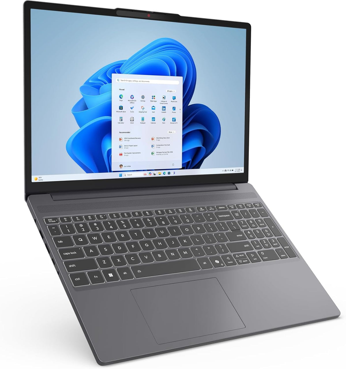 Laptop Lenovo IdeaPad Slim 3 Gen 10 | Intel Core i7-13620H | 16GB DDR5 Ram | Storage 512GB (NVMe M.2 SSD) | Display 15.3 WUXGA | 1 Year Warranty | Eng/Arb / Luna Grey -