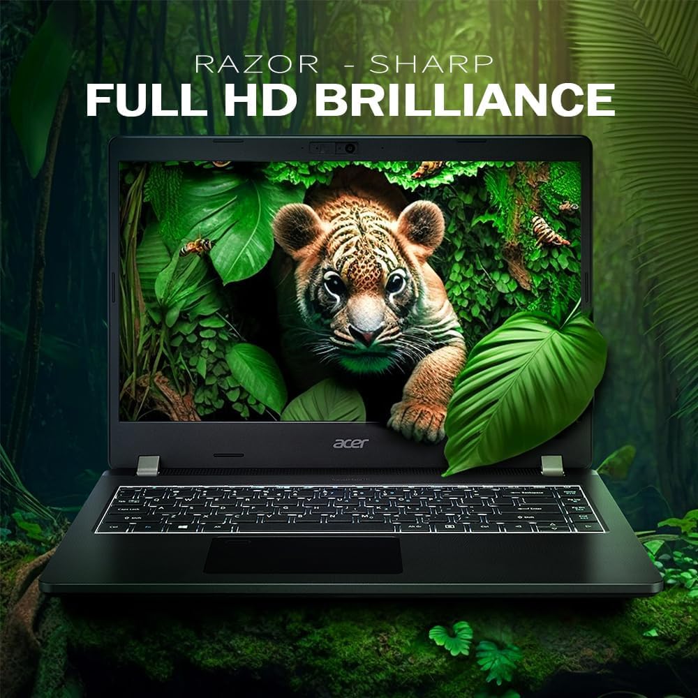 Laptop Acer TravelMate P2 TMP214-53 | Intel Core i7-1165G7 Processor | Ram 8GB DDR4 | Storage 512GB SSD NVMe | Intel Graphics | Display 14"  inch FDH | 1 Year warranty (Copy)