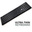 Heatz ZK09 Rectangular Chocolate Type Wired Keyboard and Mouse Combo with Gulf Stands, 104 Keys, 1200 DPI Optical Sensor Mice