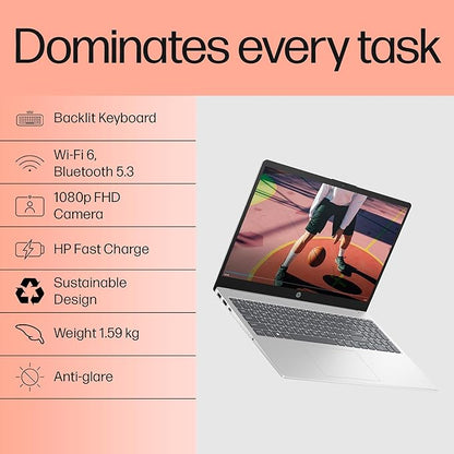 HP 15-FD0149NE | Intel Core™ i5-1334U | RAM 8 GB DDR4 | 512 GB PCIe® NVMe™ M.2 SSD | Display 15.6" FHD | DOS