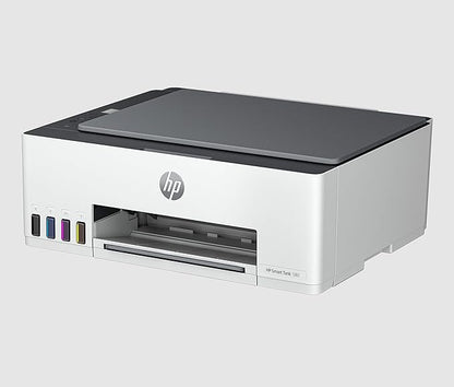 HP Smart Tank 580 Wireless All In One Printer, Print, Scan, Copy, Print up to 18000 black or 6000 color pages - White [1F3Y2A]