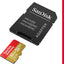 SanDisk 32GB Extreme microSDHC UHS-I Memory Card with Adapter - Up to 100MB/s, C10, U3, V30, 4K, A1, Micro SD - SDSQXAF-032G-GN6MA