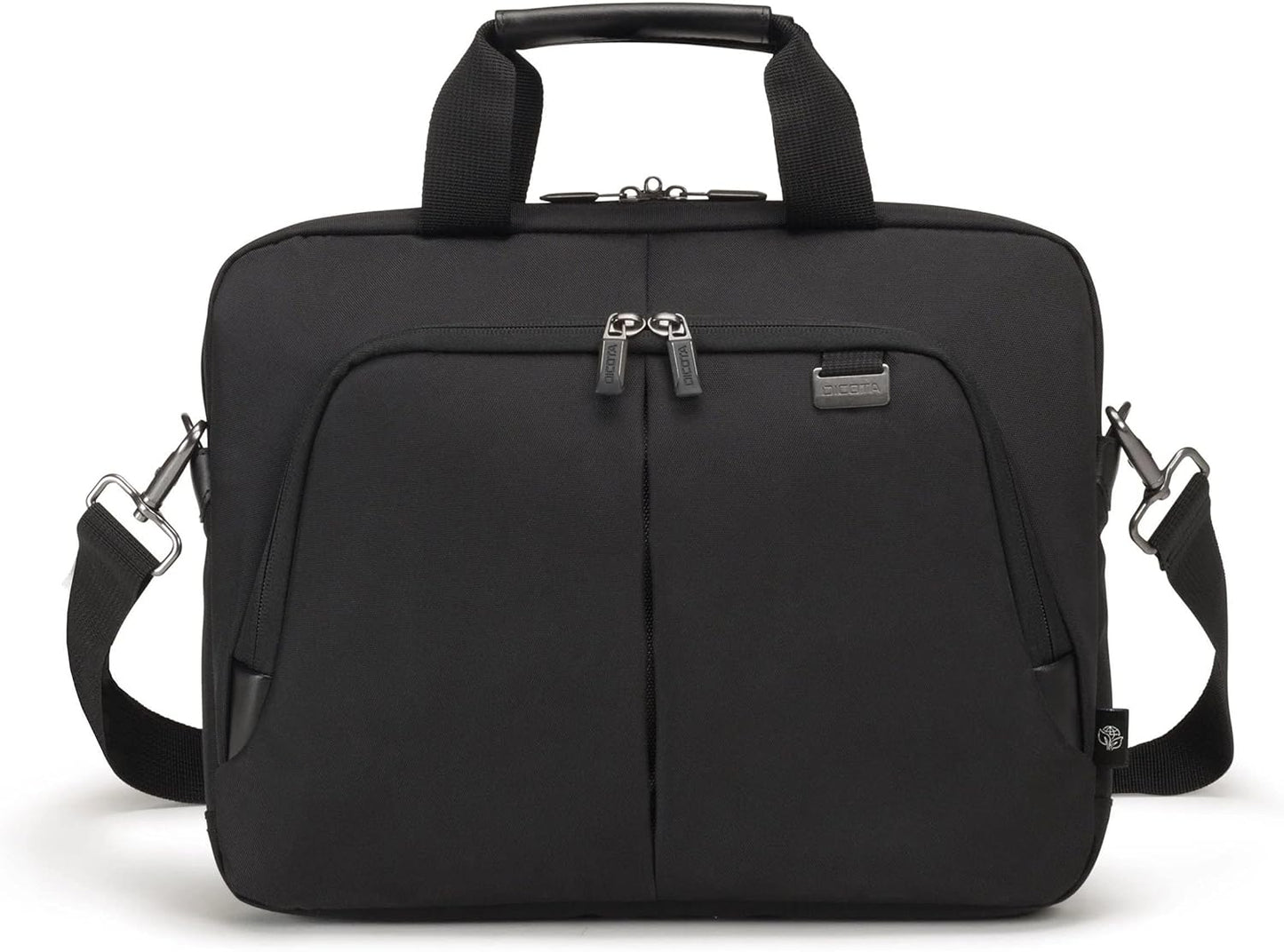 DICOTA Laptop Bag Slim Eco PRO 12-14.1" Black | Model D30990 |  memory foam and EVA frame protection, Length-adjustable shoulder strap