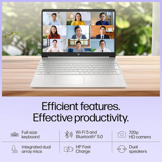 HP Laptop 15s-fq5210ne Intel Core i3- 1215u | 16GB Ram | 512 GB SSD | 15.6 FHD | Dos
