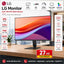 LG 24U411A-B Monitor, 24" IPS Display, FHD Resolution, 120Hz Refresh Rate, 1ms (MBR) Response Time, Motion Blur Reduction Technology, Dynamic Action Sync, Slim Stand, Black | 24U411A-B.AMAQ