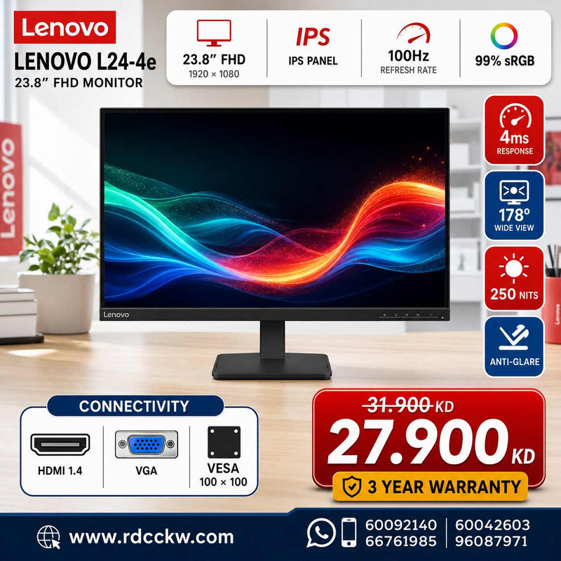 Lenovo L24-4e - 23.8