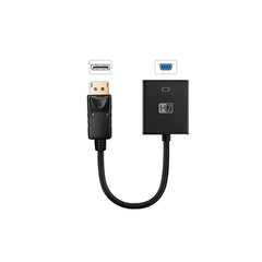 Connector Display Port to VGA Convertor (DP to VGA) HEATZ ZT26 1080P