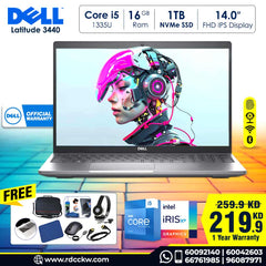 Laptop Dell Latitude 3440 | Intel Core i5 - 1335U Processor 13th Generation | 16GB Ram DDR4 | Storage 1TB SSD NVMe