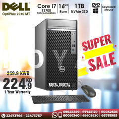 Dell OptiPlex 7010 MT Core i7-13700 16 GB DDR5 Ram 1TB NVMe SSD