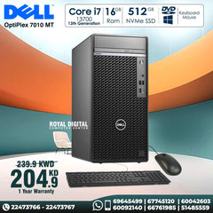 Dell OptiPlex 7010 MT Core i7-13700 16GB DDR5 Ram 512GB NVMe SSD