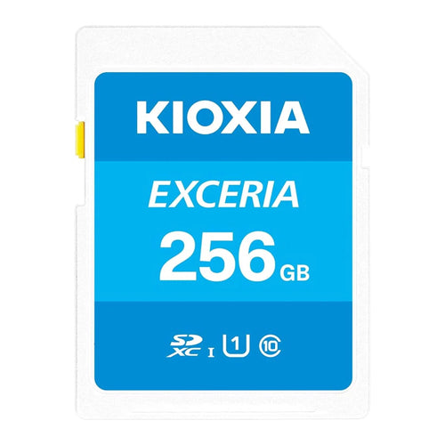 Kioxia LNEX1L256GG4 Exceria SD Card, Class 10, U1 UHS Speed Class