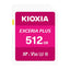 Kioxia LNPL1M512GG4 Exceria Plus SD Card, Class 10, U3 UHS Speed Class, 100MB/s Read Speed, 85MB/s Write Speed, 512GB