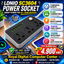 Power Socket LDNIO SC3604 | Smart 6 Usb Charging Ports 3.4A | 3 Universal International Socket |  2 Metre Cord Length || 2500W 10A Rated Power